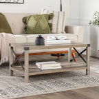 Middlebrook Kujawa Coffee Table with Metal Accents
