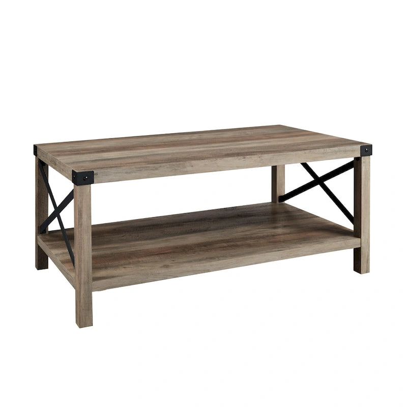 Middlebrook Kujawa Coffee Table with Metal Accents
