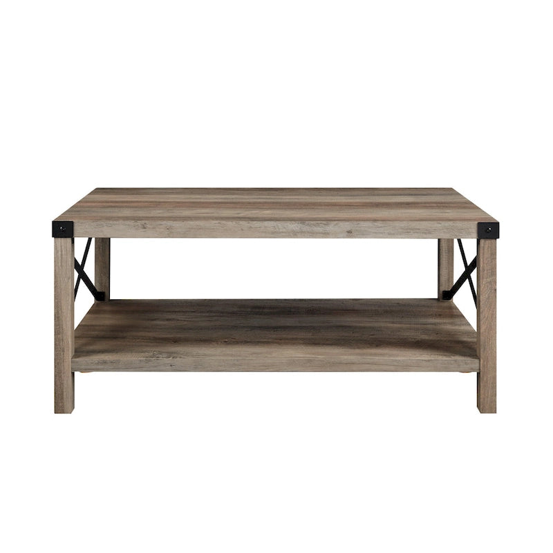 Middlebrook Kujawa Coffee Table with Metal Accents