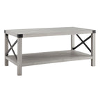 Middlebrook Kujawa Coffee Table with Metal Accents