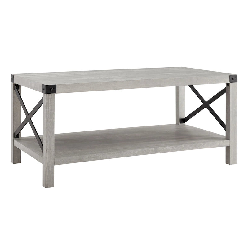 Middlebrook Kujawa Coffee Table with Metal Accents