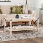 Middlebrook Kujawa Coffee Table with Metal Accents