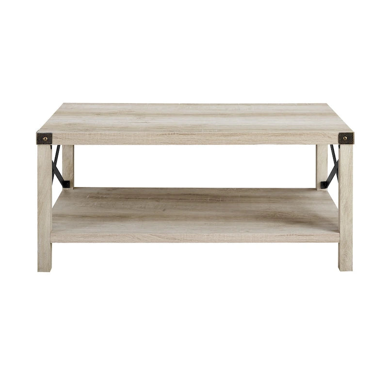 Middlebrook Kujawa Coffee Table with Metal Accents