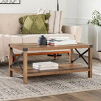 Middlebrook Kujawa Coffee Table with Metal Accents