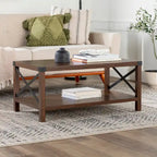 Middlebrook Kujawa Coffee Table with Metal Accents