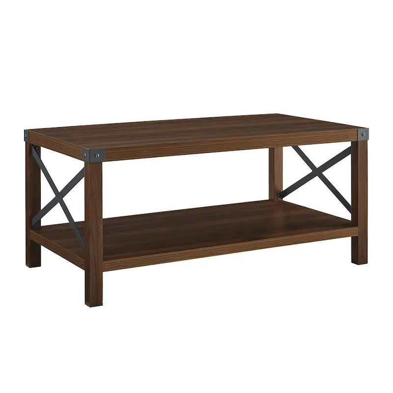 Middlebrook Kujawa Coffee Table with Metal Accents