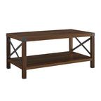 Middlebrook Kujawa Coffee Table with Metal Accents