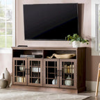 Middlebrook 58-inch Framed Glass 4-Door TV Stand