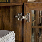 Middlebrook 58-inch Framed Glass 4-Door TV Stand