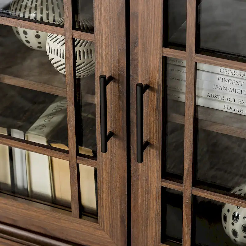 Middlebrook 58-inch Framed Glass 4-Door TV Stand