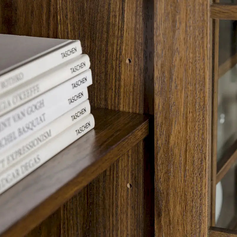 Middlebrook 58-inch Framed Glass 4-Door TV Stand