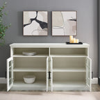 Middlebrook 58-inch Framed Glass 4-Door TV Stand