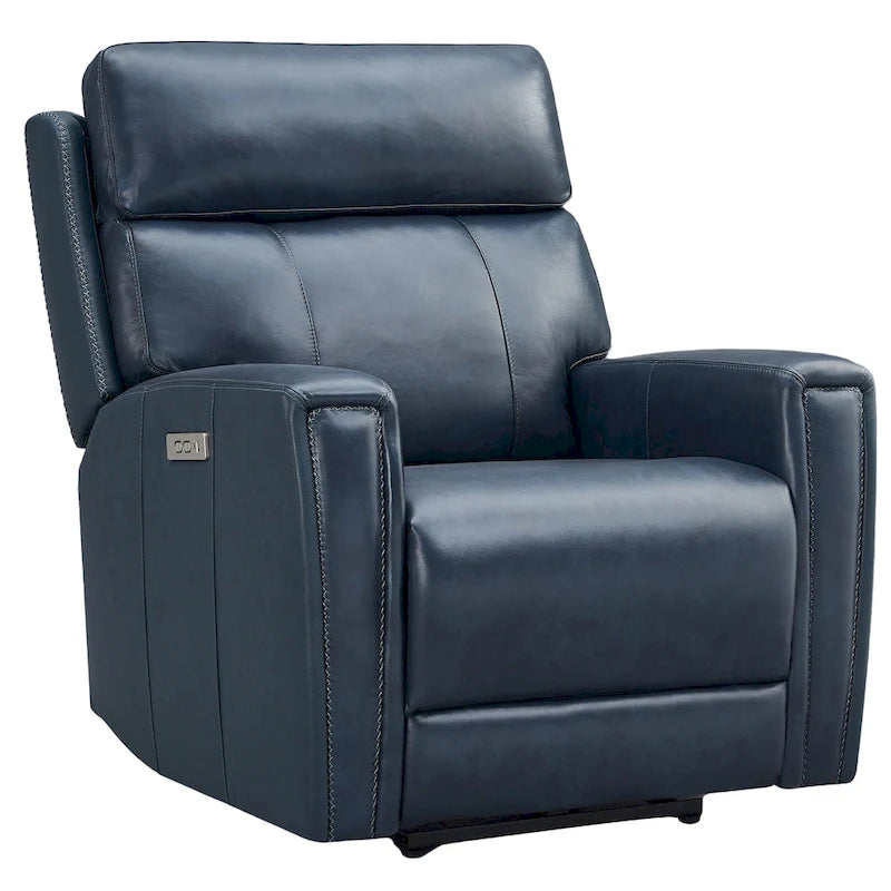 Genuine Leather Zero Gravity Power Recliner Chair with Power Headrest, USB&USB-C Port