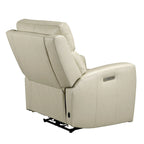 Genuine Leather Zero Gravity Power Recliner Chair with Power Headrest, USB&USB-C Port