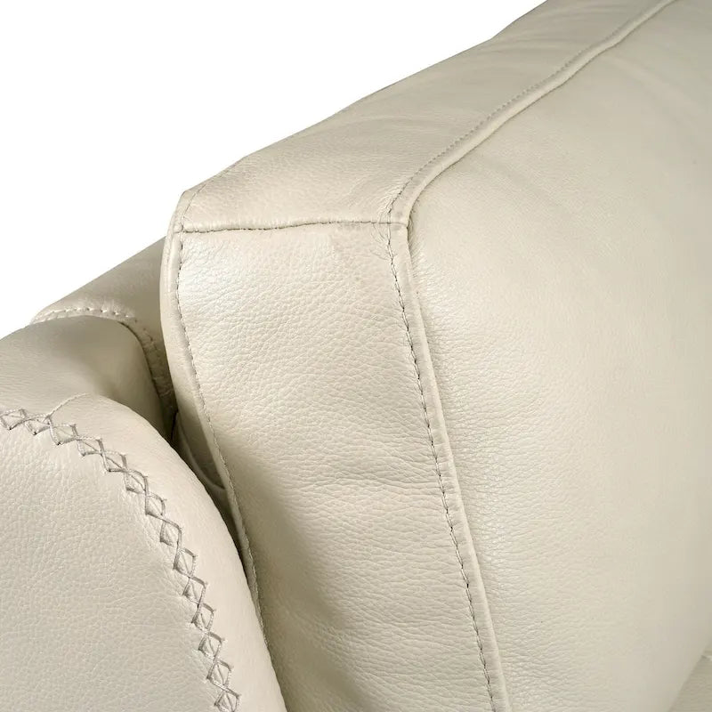 Genuine Leather Zero Gravity Power Recliner Chair with Power Headrest, USB&USB-C Port