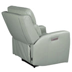 Genuine Leather Zero Gravity Power Recliner Chair with Power Headrest, USB&USB-C Port