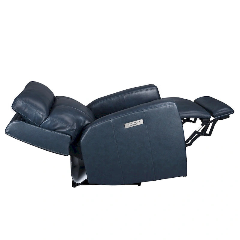 Genuine Leather Zero Gravity Power Recliner Chair with Power Headrest, USB&USB-C Port