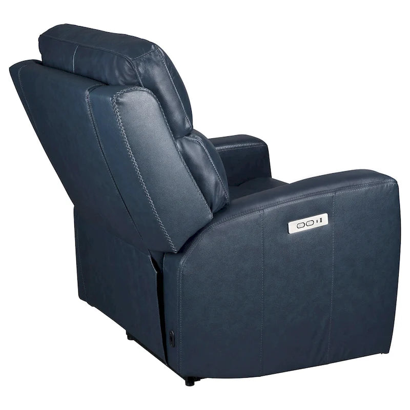 Genuine Leather Zero Gravity Power Recliner Chair with Power Headrest, USB&USB-C Port