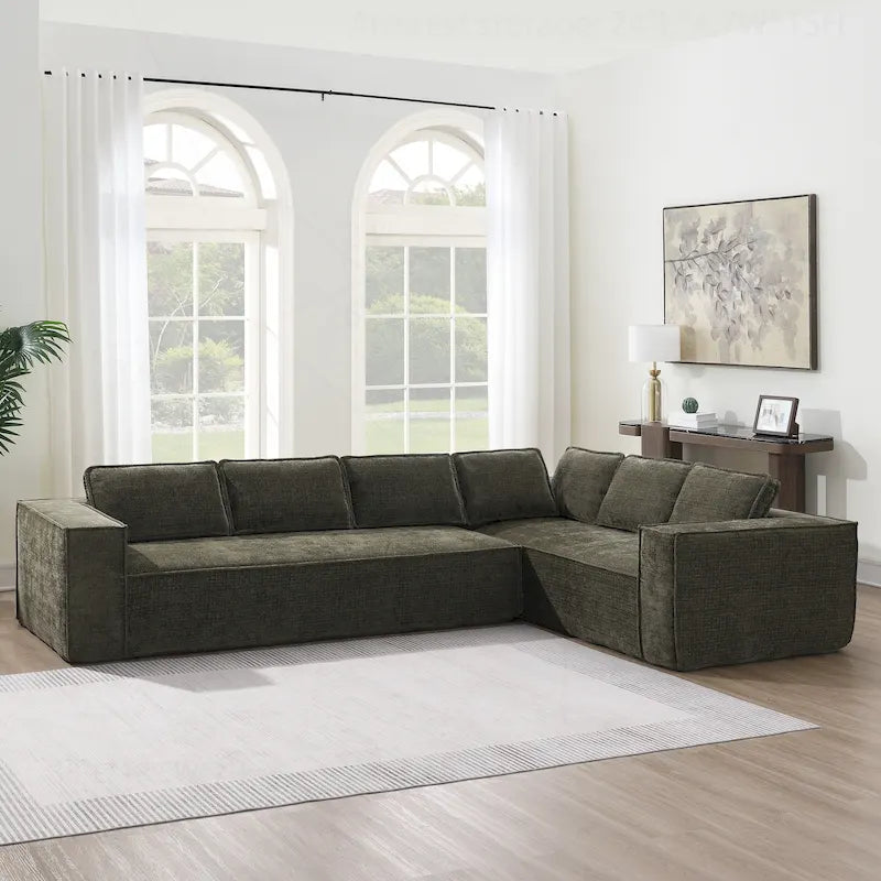 Minimalist Modular Sofa with Advanced Materials for Comfort and Style