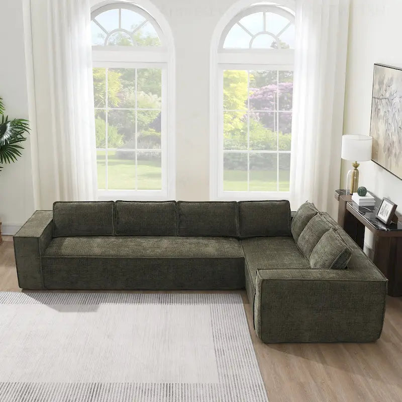 Minimalist Modular Sofa with Advanced Materials for Comfort and Style