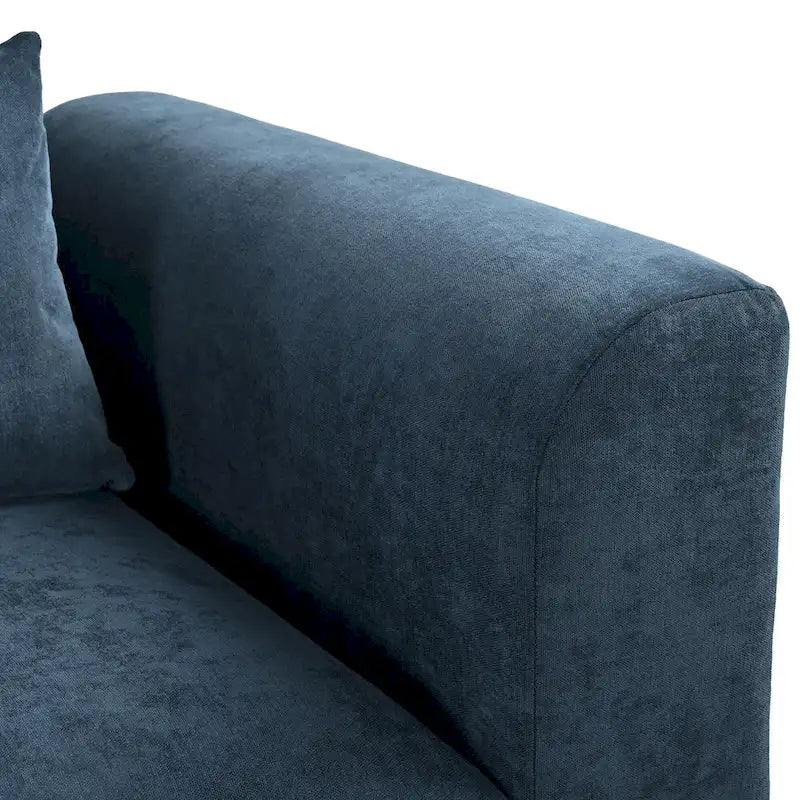 Roomfitters U-Shaped Modular Corner Sofa with Two Ottomans, Freely Transformable for Living Rooms, Studies, Home Theaters