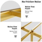 Queen Platform Bed with Decorative Finial Posts & Underbed Storage, No Box Spring Needed