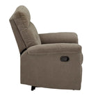 Lufkin Chenille Fabric Manual Recliner by iNSPIRE Q Classic