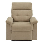 Lufkin Chenille Fabric Manual Recliner by iNSPIRE Q Classic