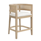 Christopher Knight Home- Noweta Wood Counter Stool with Arms Set of 2