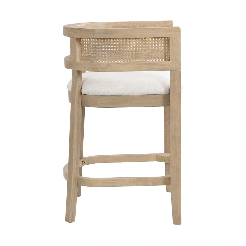Christopher Knight Home- Noweta Wood Counter Stool with Arms Set of 2