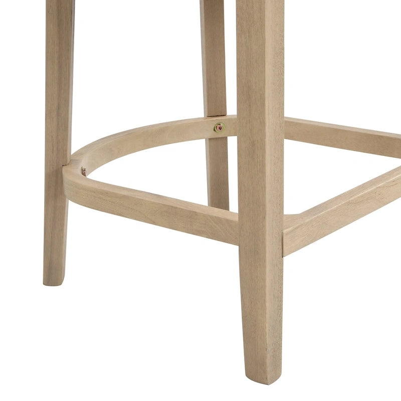 Christopher Knight Home- Noweta Wood Counter Stool with Arms Set of 2