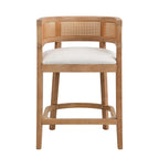 Christopher Knight Home- Noweta Wood Counter Stool with Arms Set of 2