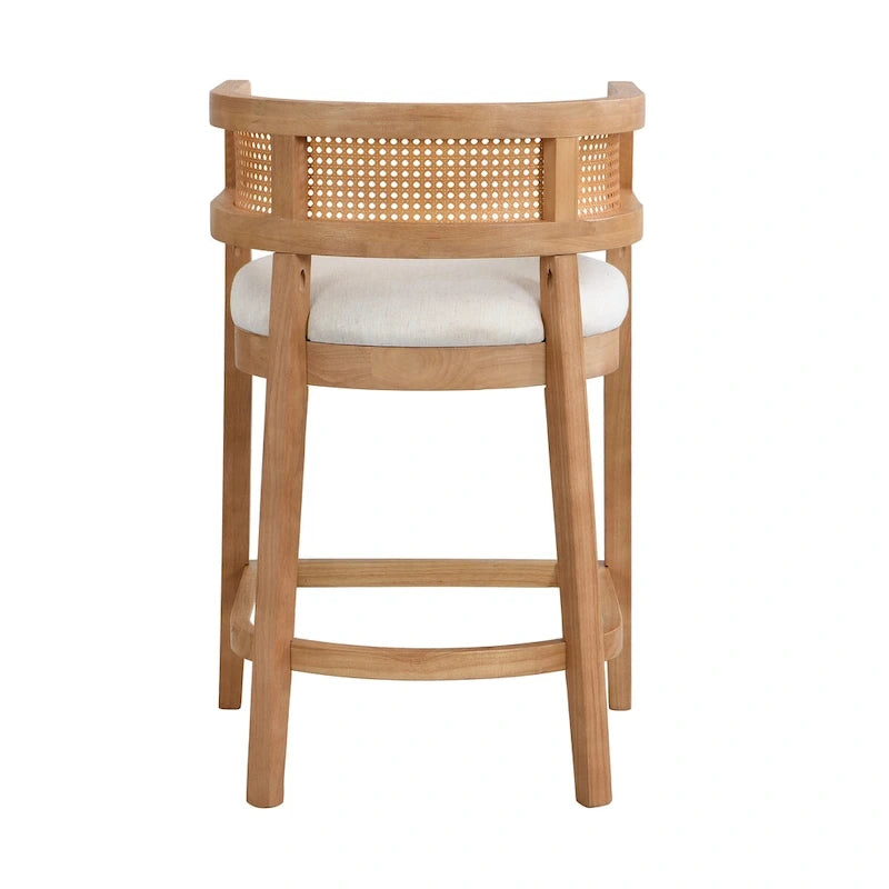 Christopher Knight Home- Noweta Wood Counter Stool with Arms Set of 2