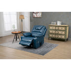 Oversized PU Leather Power Lift Recliner with Massage, Lumbar Heating, Cup Holder, 180 Flat Lay