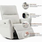 270 Swivel Rocker Power Recliner with USB Ports