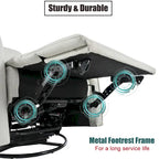 270 Swivel Rocker Power Recliner with USB Ports