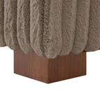 Modern Cotton Flannel Indoor Chaise Lounge Couch with Pillows