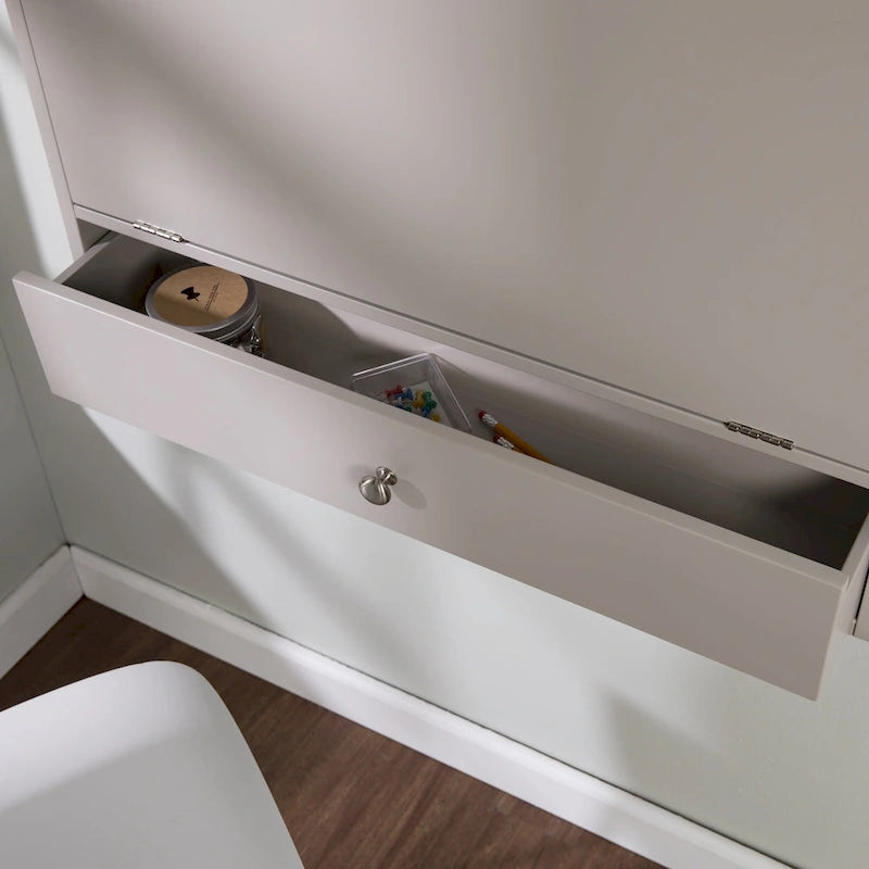 SEI Furniture Wall-mounted Folding Laptop Desk