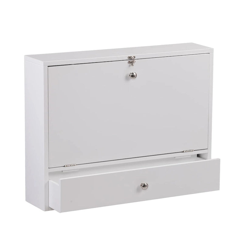 SEI Furniture Wall-mounted Folding Laptop Desk