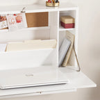 SEI Furniture Wall-mounted Folding Laptop Desk