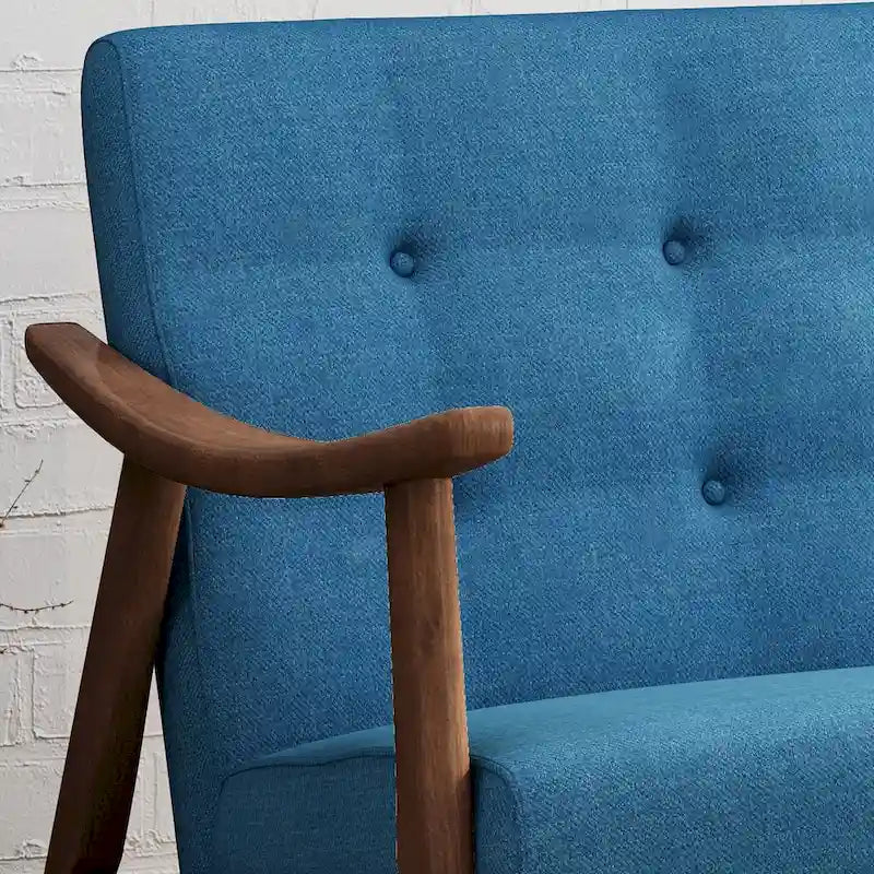 Hetel Mid-Century Modern Settee by Christopher Knight Home