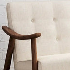 Hetel Mid-Century Modern Settee by Christopher Knight Home