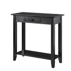 Convenience Concepts American Heritage 1 Drawer Hall Table with Shelf