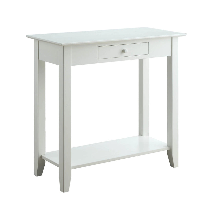 Convenience Concepts American Heritage 1 Drawer Hall Table with Shelf