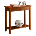 Convenience Concepts American Heritage 1 Drawer Hall Table with Shelf