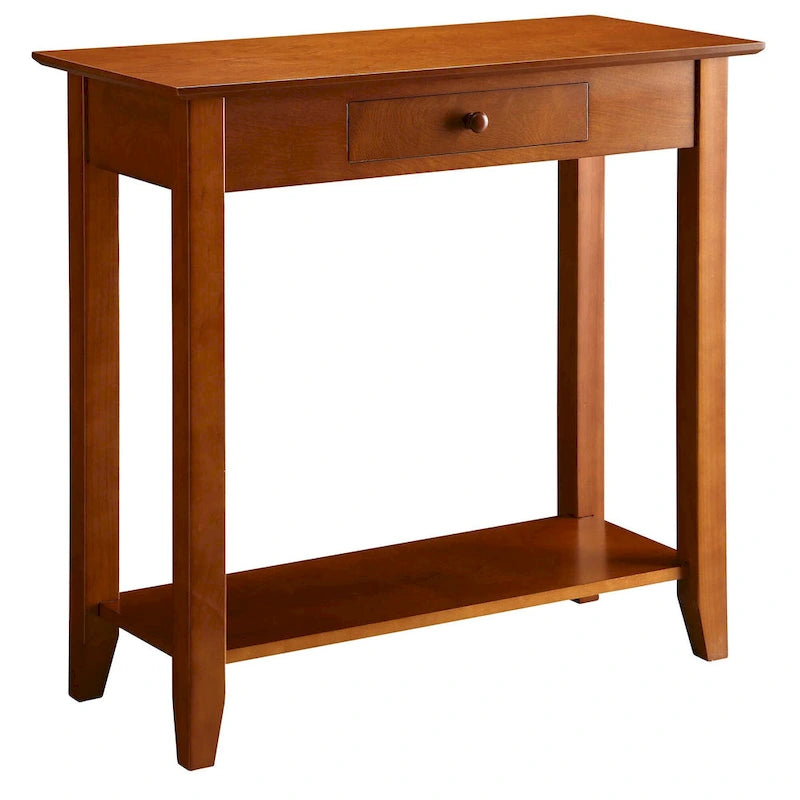 Convenience Concepts American Heritage 1 Drawer Hall Table with Shelf