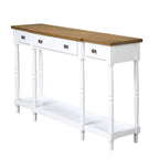 Convenience Concepts Cheyenne 3 Drawer Console Table with Shelf