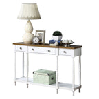 Convenience Concepts Cheyenne 3 Drawer Console Table with Shelf