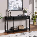 Convenience Concepts Cheyenne 3 Drawer Console Table with Shelf
