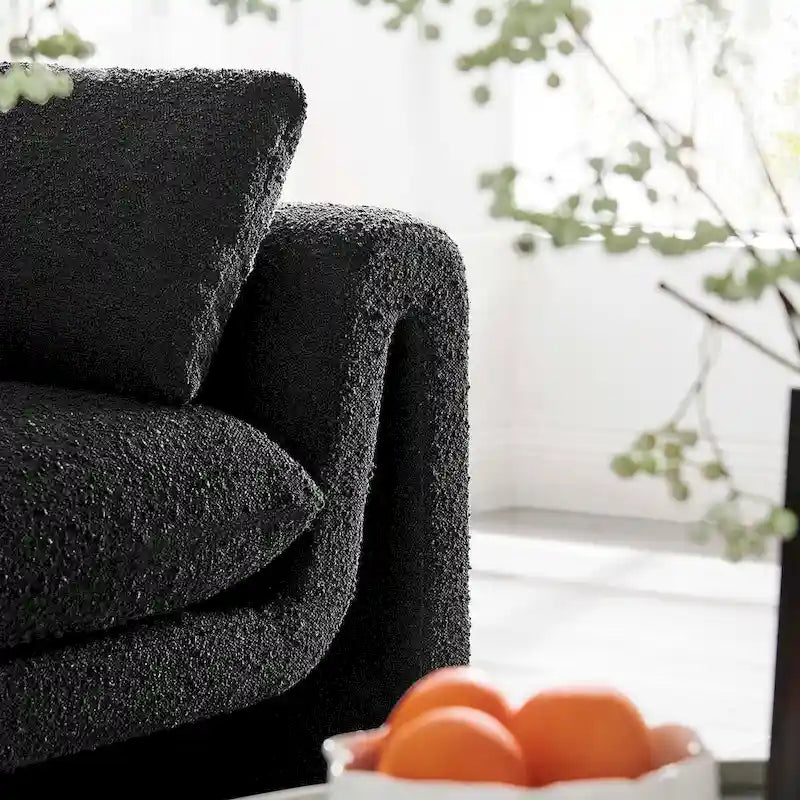 Waverly Boucle Fabric Sofa